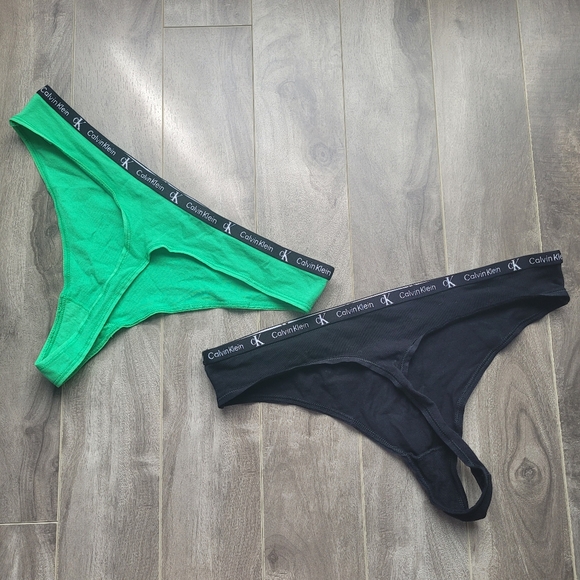 Calvin Klein cotton thongs 2-pack - Picture 2 of 6